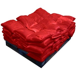 Sandbags Pre Filled Red (uv protected) (50x15kg)