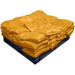 Sandbags Pre Filled Yellow  (uv protected) (40x15kg)
